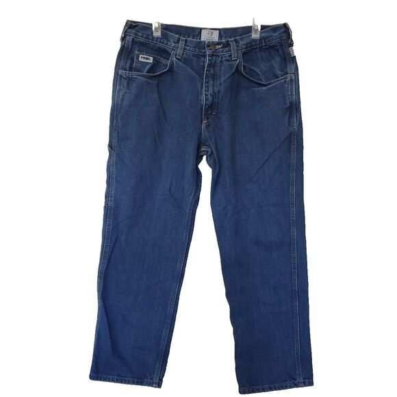 Tyndale FR Jeans Men’s 35x30 FRMC Flame Resistant CAT 2 Made In USA 15 CAL - Picture 1 of 15